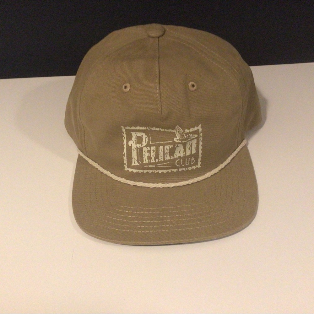 Pelican Fly Fishing Rope hat. New in package. Adjustable. Tan.